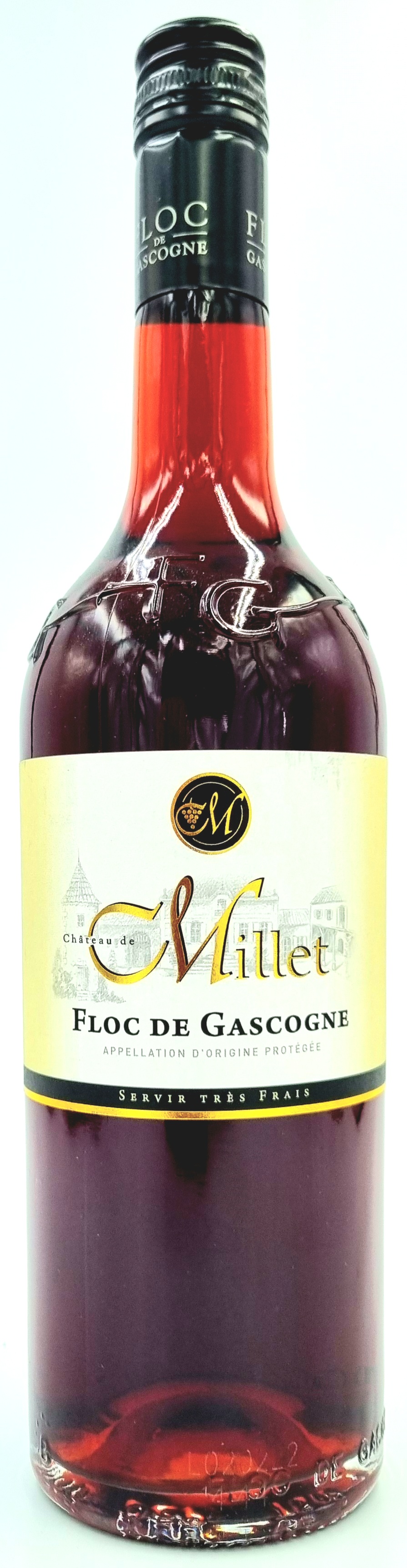 Domaine de Millet Floc de Gascogne Rosé süßer Vin de Liquer 16,5 % vol. Côtes de Gascogne 0,75 l