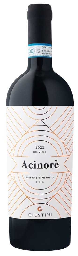 Giustini Acinorè Old Vines Primitivo di Manduria DOC Apulien Italien 0,75 l