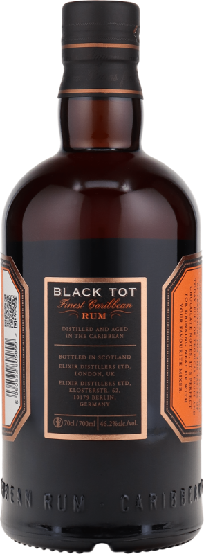 Black TOT  Finest Caribbean Rum 46,2% vol. 0,7 l