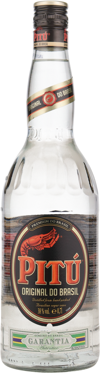 Pitu Cachaca 38% vol. Brasilianischer Zuckerrohrbrand 0,7 l