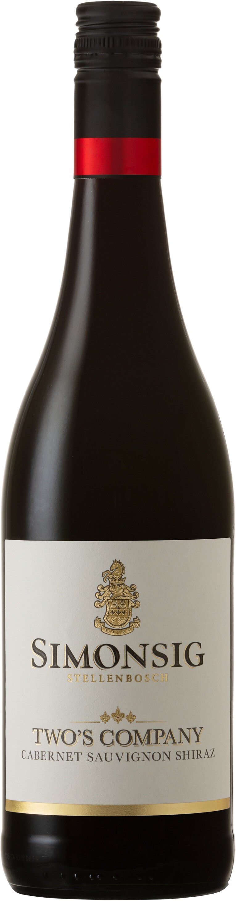 Simonsig "Two's Company" Cabernet Sauvigon & Shiraz W.O. Stellenbosch Südafrika 0,75 l