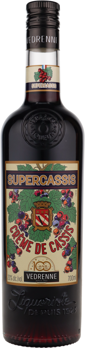Creme de Cassis Nuits-St-Georges 20% vol Supercassis Vedrenne 0,7 l