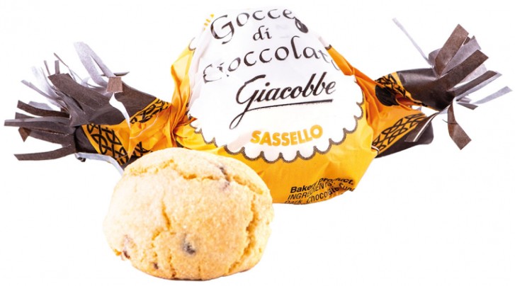 Giacobbe Amaretti GOCCE DI CIOCCOLATO weiches Mandelgebäck mit Schokotropfen Lugurien Italien Stk.