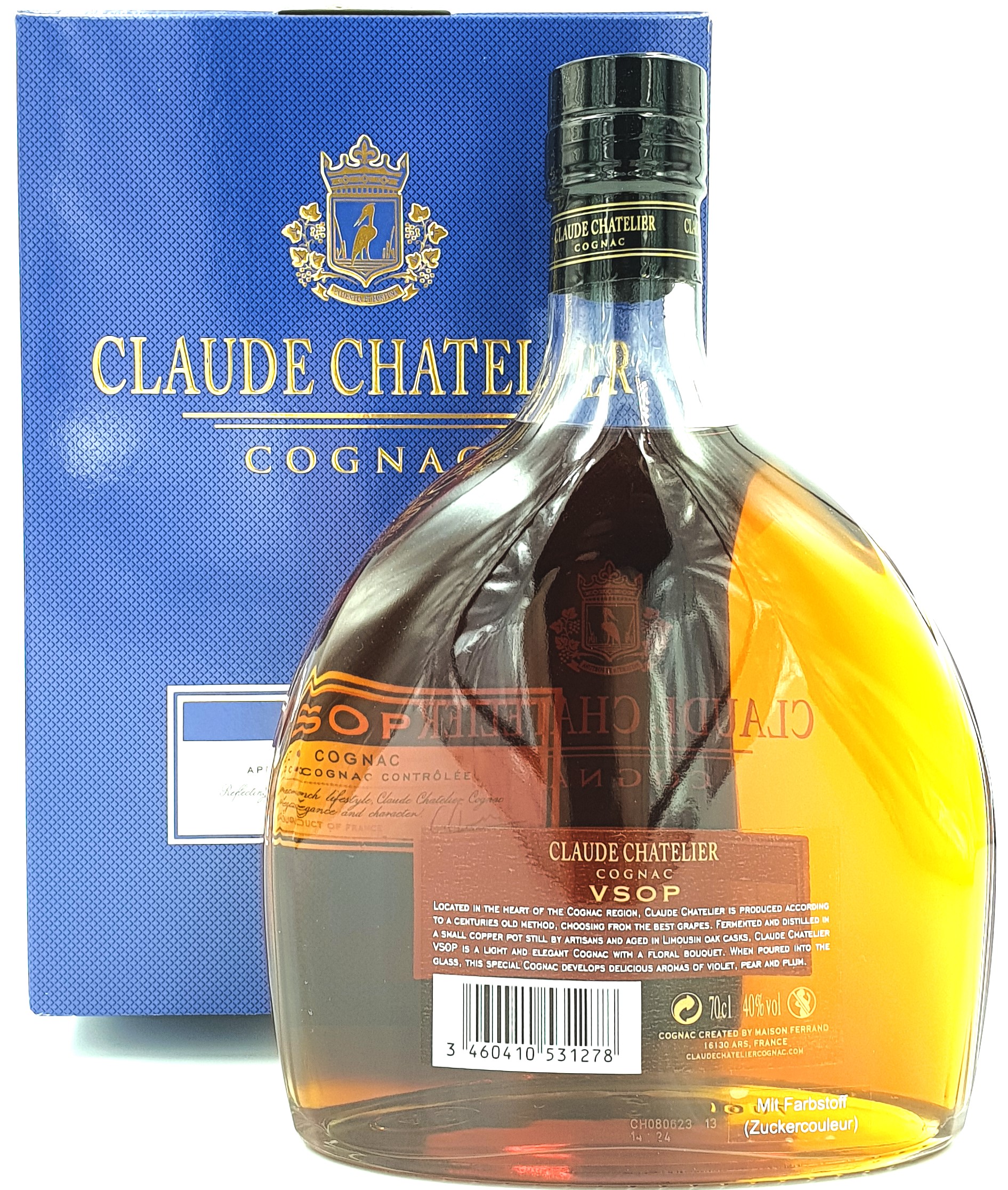 Claude Chatelier Cognac VSOP 40% vol 0,7l