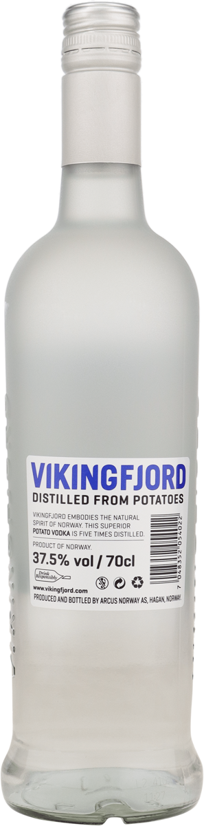 Viking Fjord Vodka 37,5% vol. Vodka of Norway 0,7 l
