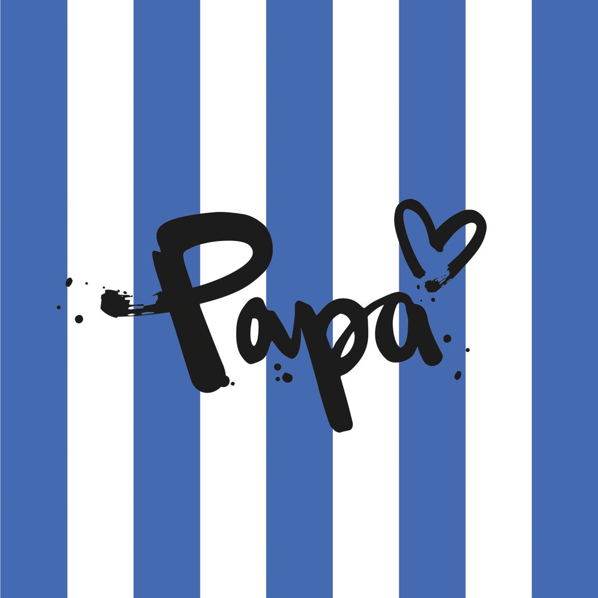 PPD Design Serviette "Papa" 16,5x16,5cm Stk.