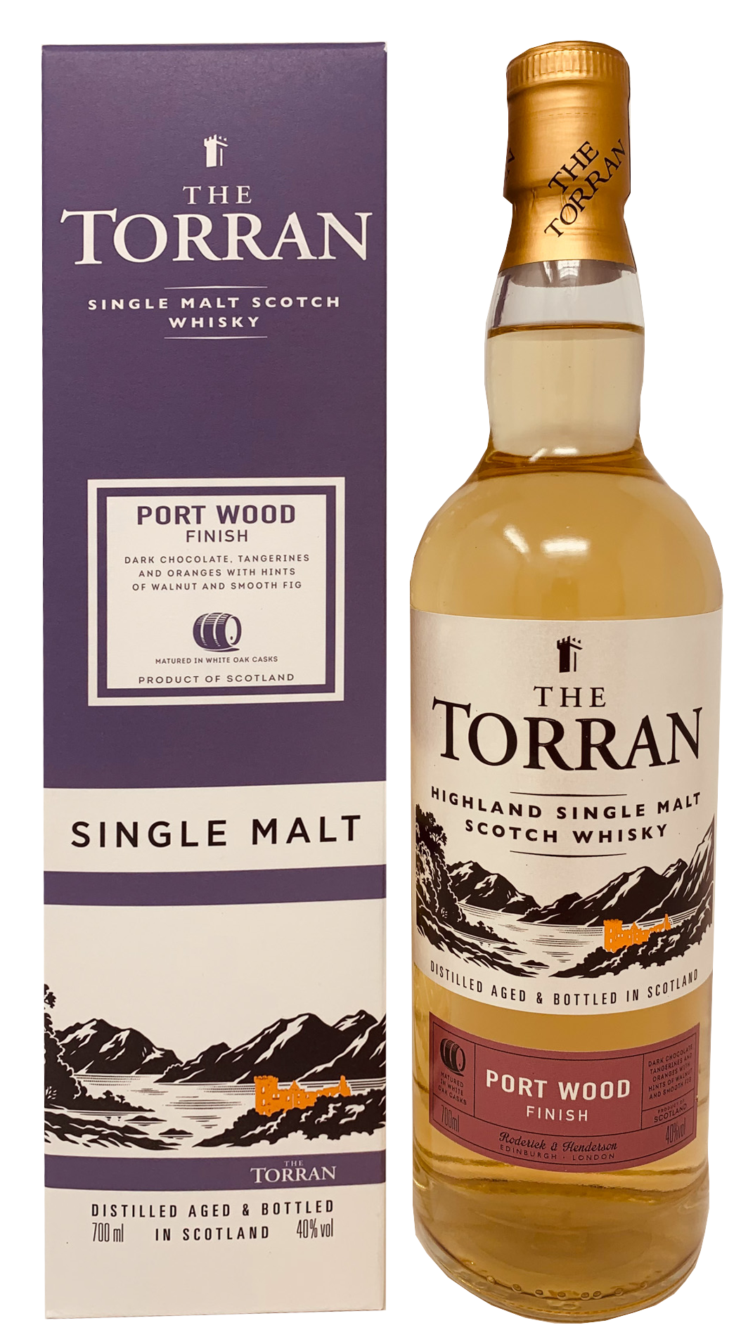 The Torran Port Wood Finished Highland Single Malt Scotch Whisky 40% vol. 0,7l