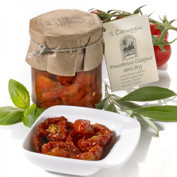 Il Caruggio Pomodorini semi-dry halbgetrocknete Tomaten Kalabrien Italien 180 g