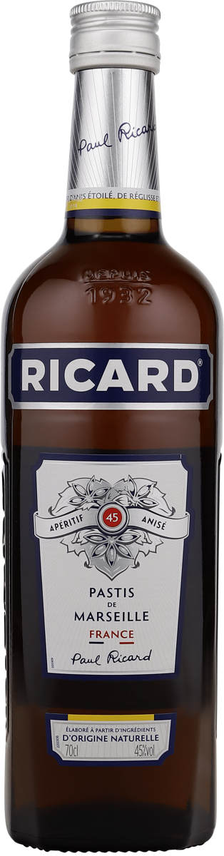 Ricard Pastis Aperitif 45% vol. Anislikör 0,7 l