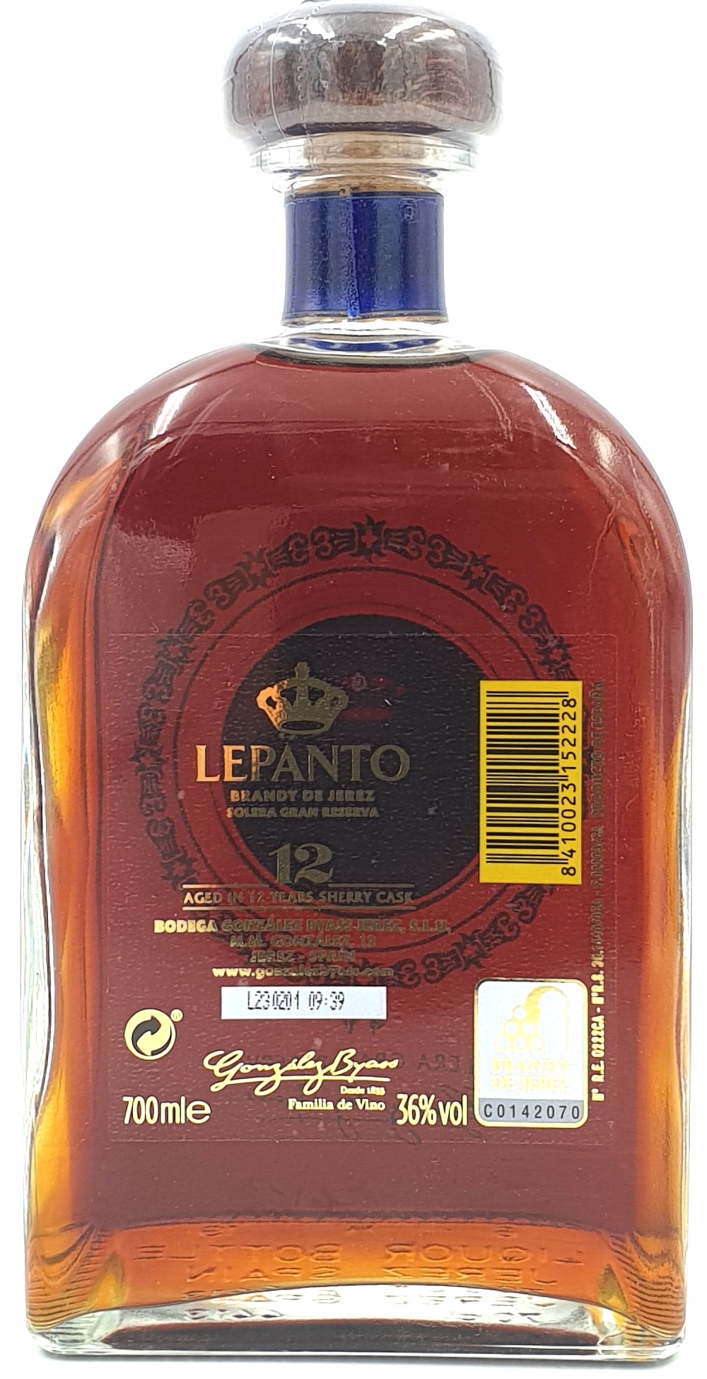 Lepanto Solera Gran Reserva Brandy Jerez 36% vol. Gonzales Byass 0,7l