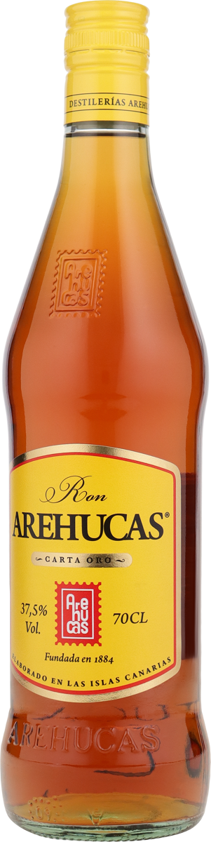 Arehucas Carta Oro Rum von den kanarischen Inseln 37,5% vol. 0,7 l