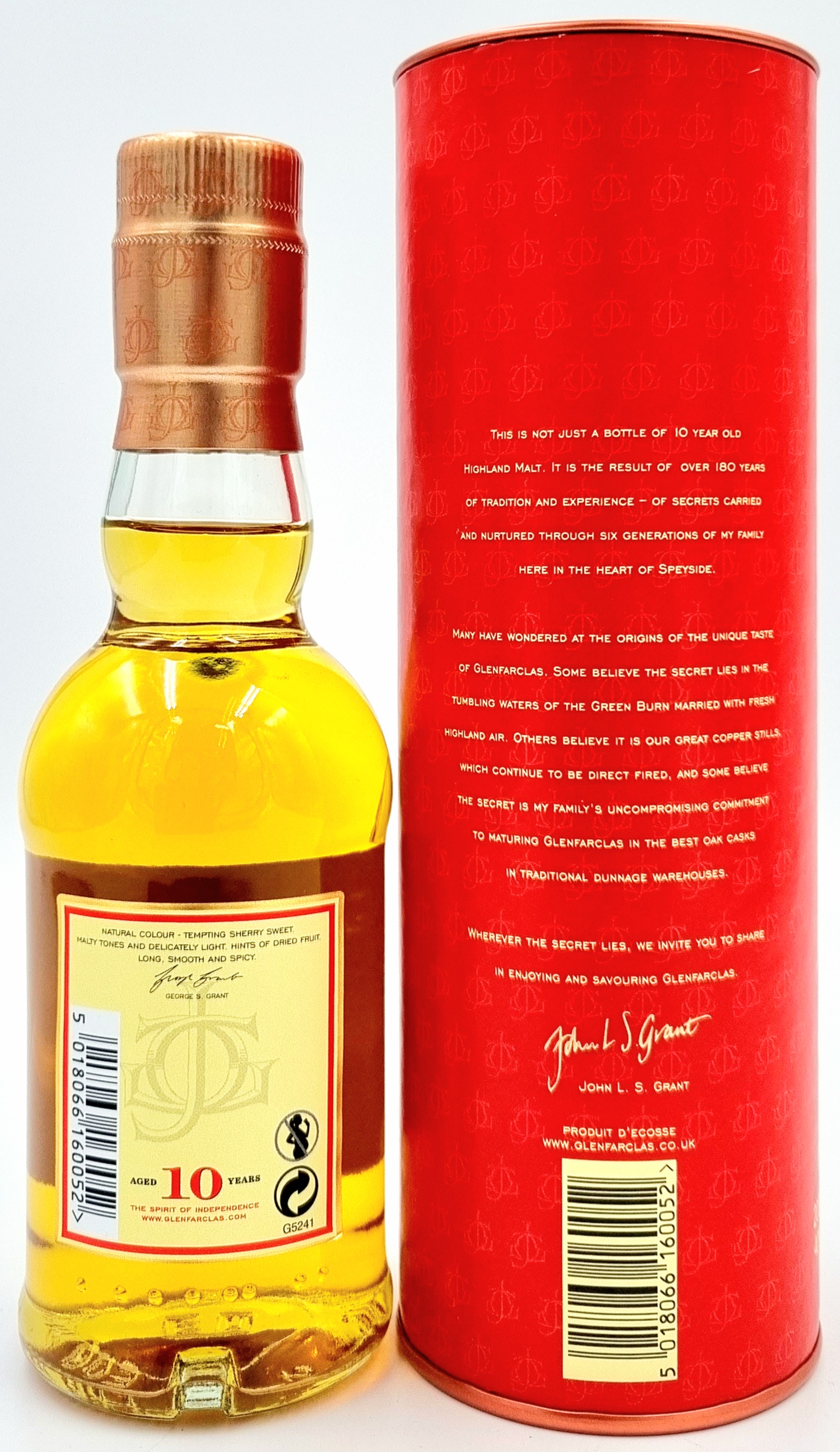 Glenfarclas 10 Jahre 40% vol. Highland Single Malt 0,2 l