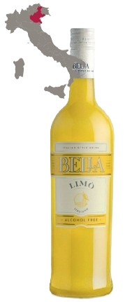 BELLA Limo Crema di Limoncella 0,0% alkoholfrei Italien 1,0 l