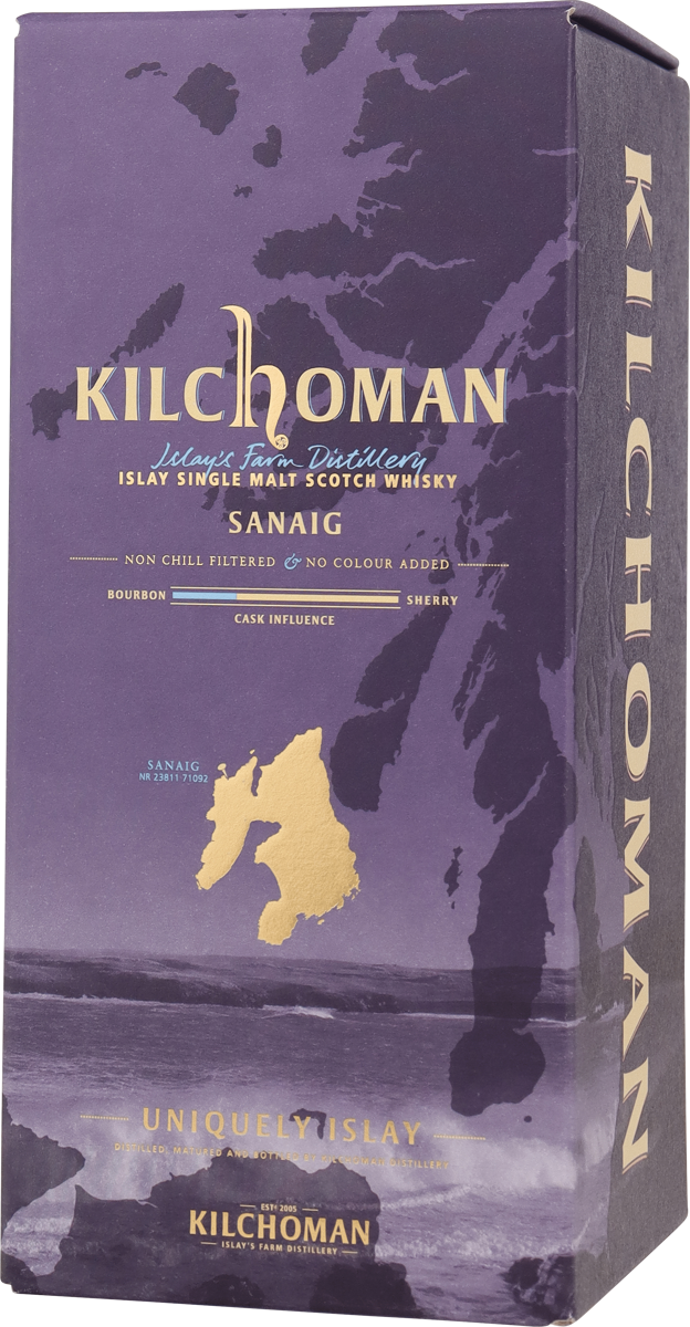 Kilchoman Sanaig 46%vol.  Islay Single Malt Whisky 0,7 l