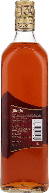 Flor de Caña Gran Reserva 40% vol. 7 Jahre Rum aus Nicaragua 0,7 l