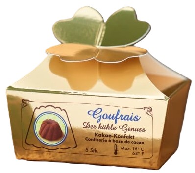 Goufrais - Der kühle Genuss - Gugelhupf Kakaokonfekt Kleinpäckchen 37,5 g