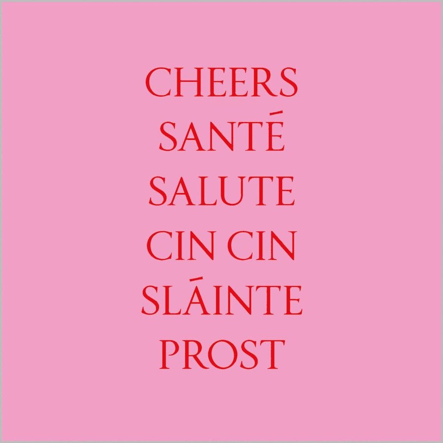 PPD Design Serviette "Cheers Rosé" 12,5x12,5cm Stk.