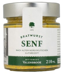 Valenbrooker Bratwurst Senf 210 ml