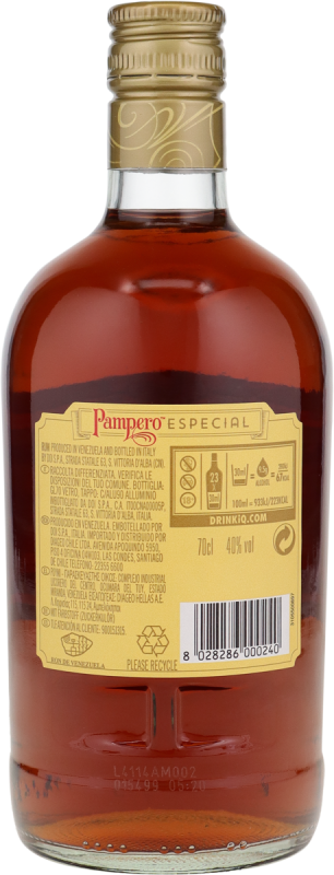 Pampero Anejo Especial Rum 40% vol. Rum aus Venezuela 0,7 l