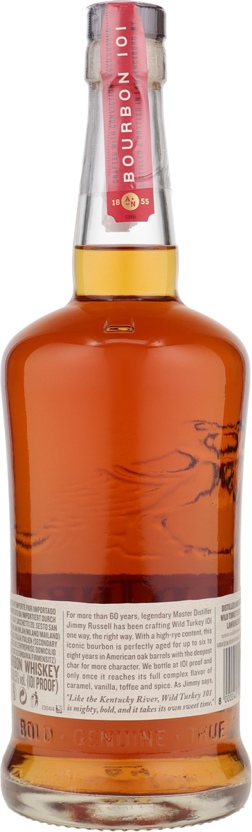 Wild Turkey 101 Kentuckey Staight Bourbon Whiskey 50,5% vol. 0,7l