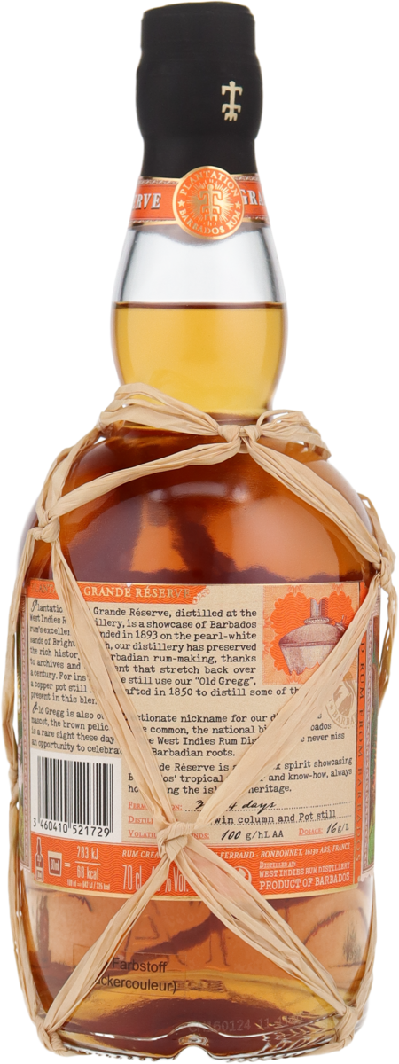 Rum Planteray Barbados Grande Réserve 40% vol. 0,7 l