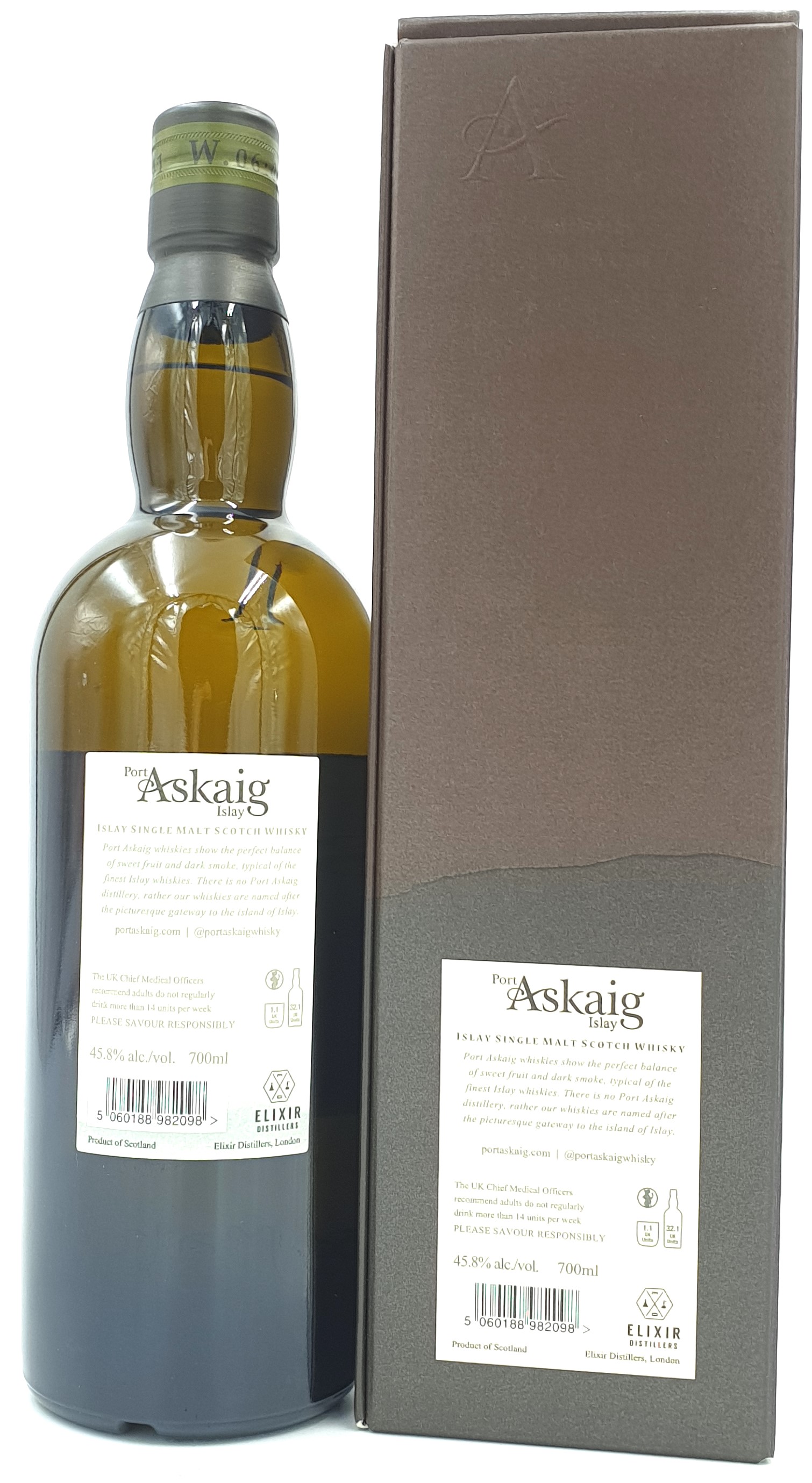 Port Askaig 8 Jahre Islay Single Malt Whisky 45,8% vol. 0,7 l