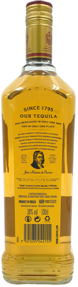 Tequila J.Cuervo Especial Resposado gold 38% vol. Mexikanisches Erzeugnis 1,0 l