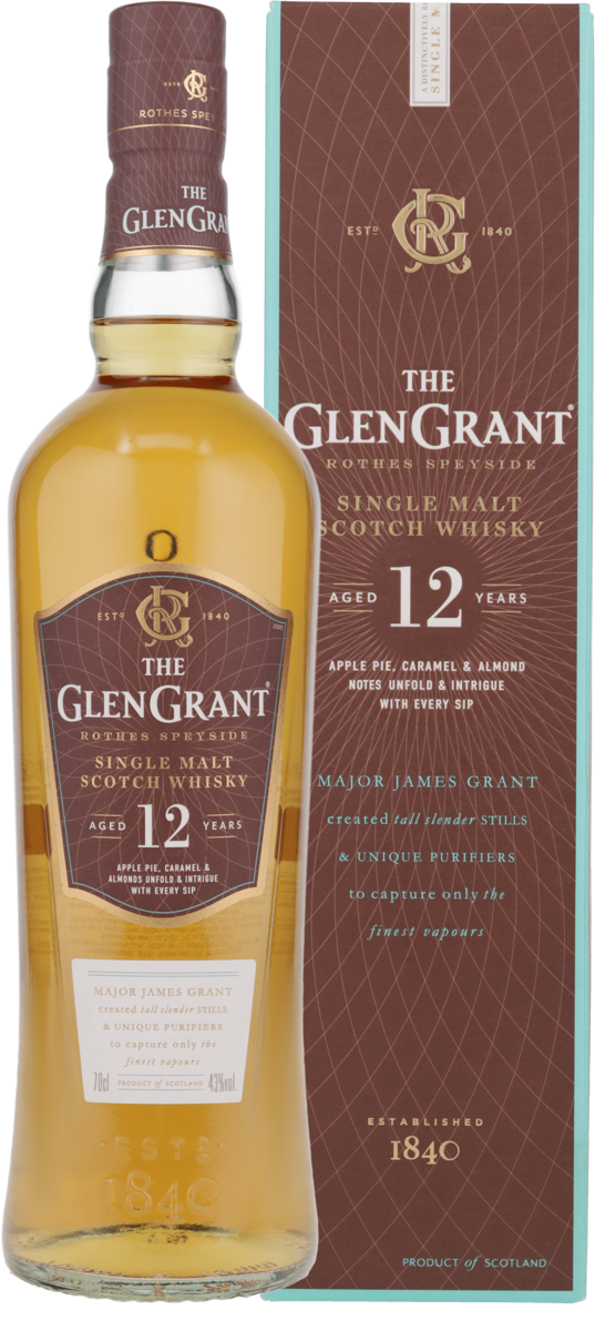 The Glen Grant Single Malt Scotch Whisky 12 Years 43% vol. 0,7l