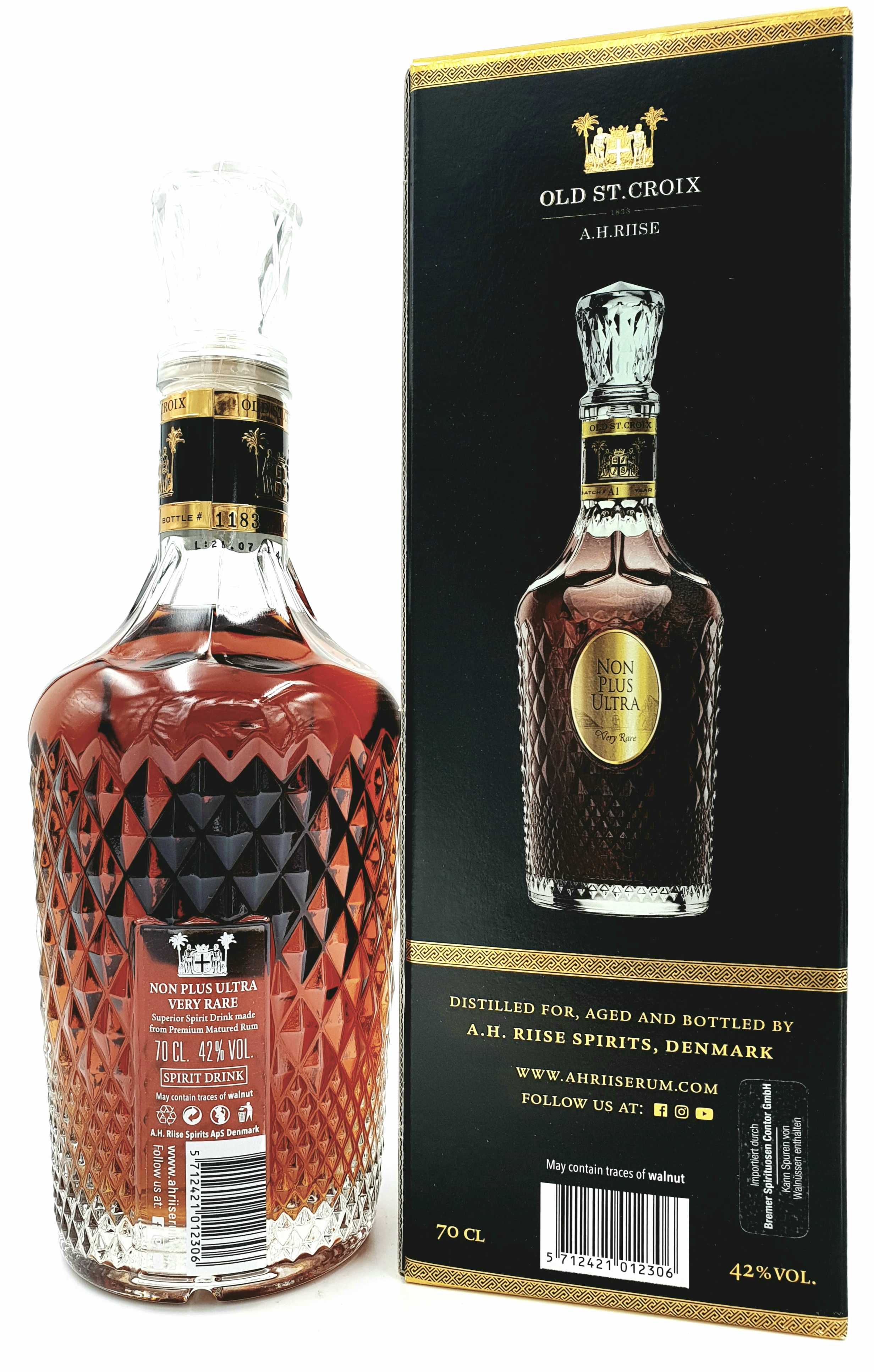 A.H.Riise Royal Non Plus Ultra 0,7 l British Virgin Islands 40% vol.