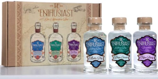 The Enthusiast Gin Adventure Box 3 x 0,1 l 45% vol.