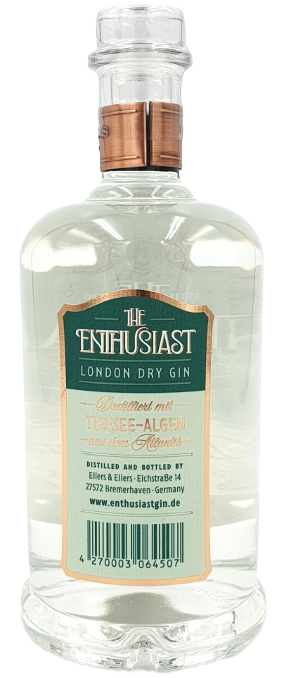 The Enthusiast Gin Deep Ocean 45% vol. 0,5l