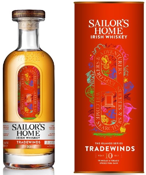 Sailors Home Tradewinds 10 Jahre Irish Whiskey 43% vol. 0,7 l