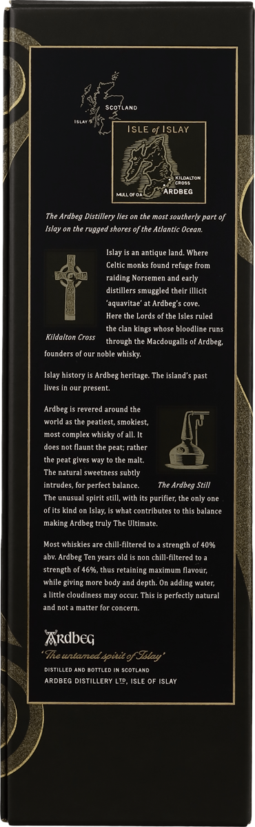 Ardbeg Ten Years Old 46% vol. Islay Single Malt Scotch Whisky 0,7 l