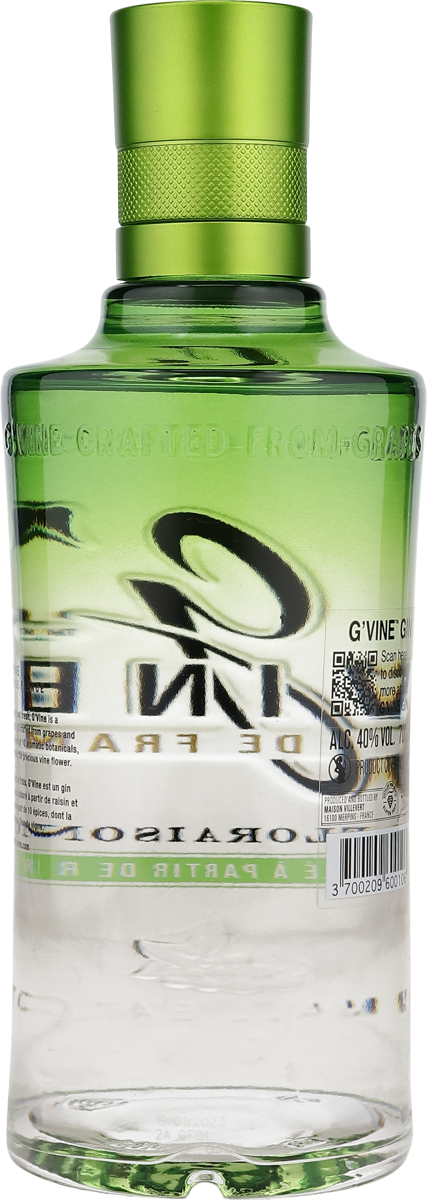 G-Vine Floraison Gin 40% vol. weich, fein, rund, nach Wiese mit Blumen 0,7l