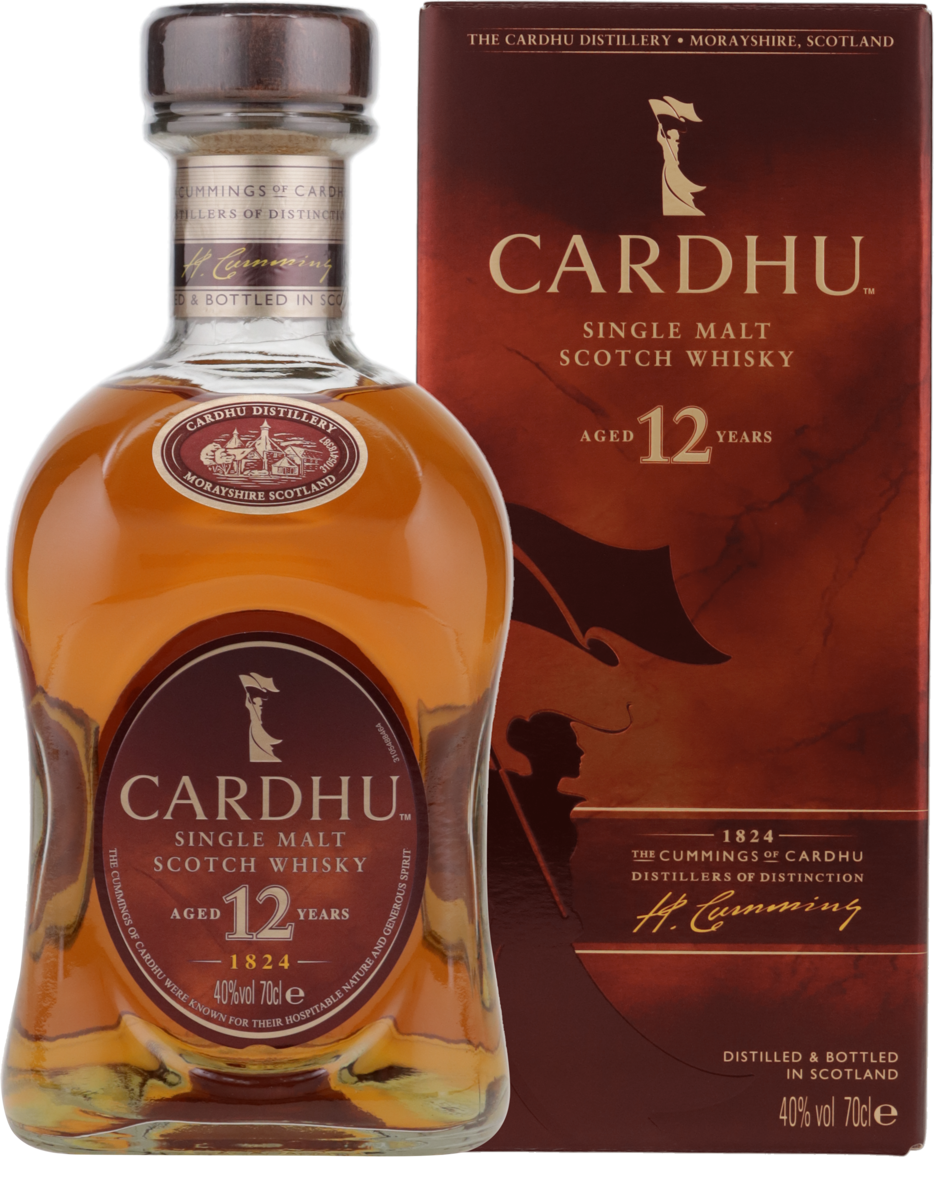Cardhu 12 Jahre 40% vol. Highland Single Malt 0,7 l