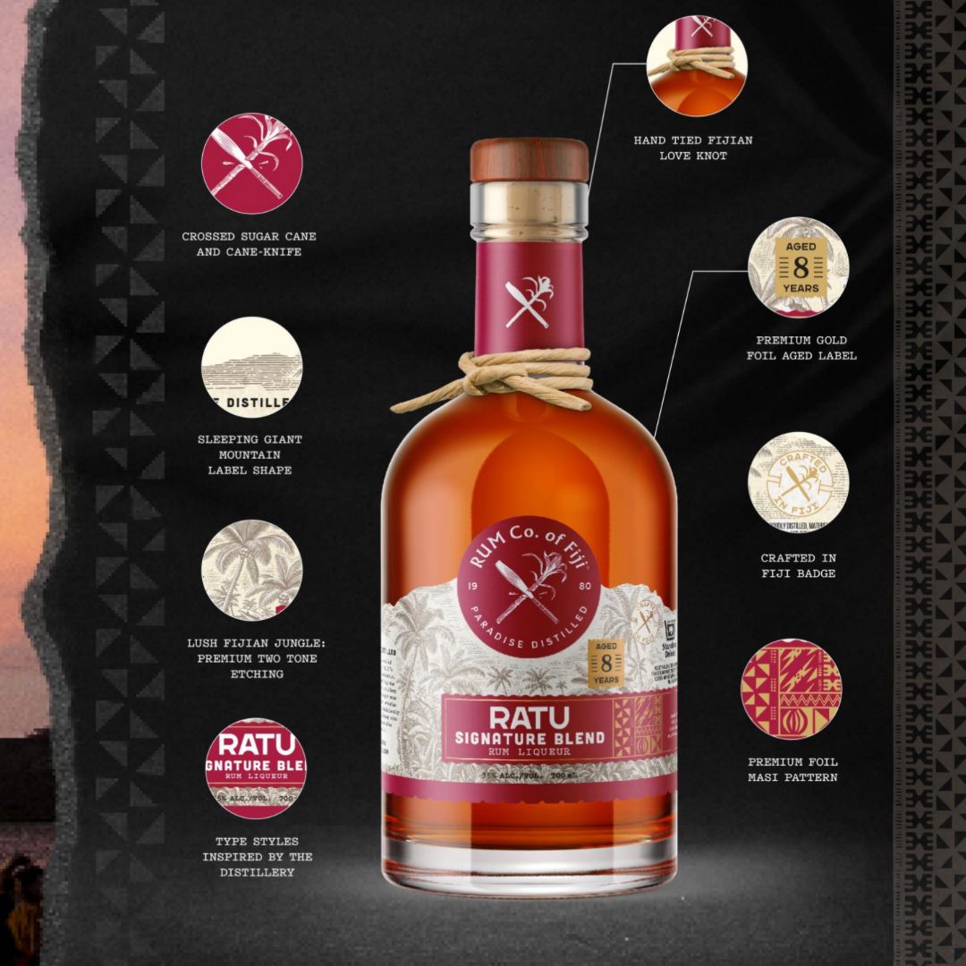 RATU Signature blend Rum 8 Jahre 35%vol. 0,7l