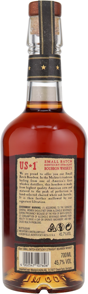 Michter’s US1 Small Batch 45,7% Kentucky Straight Bourbon Whiskey 0,7 l