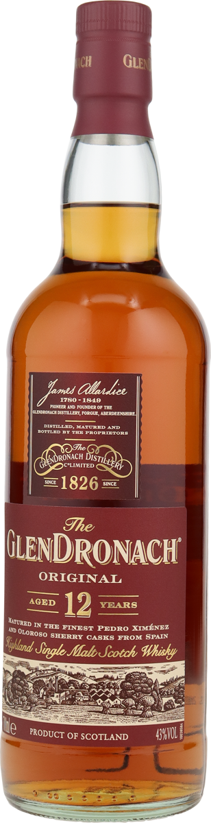 Glen Dronach 12Years Old 43% vol. Highland Single Malt Scotch, Speyside 0,7 l