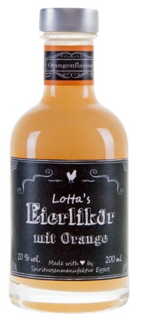 Lotta's Eierlikör mit Orange 20% vol. 0,2l