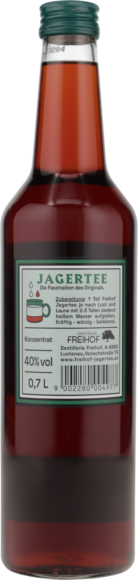 Jagertee - Gewürzlikör 40% vol. Freihof-Das Original 0,7 l