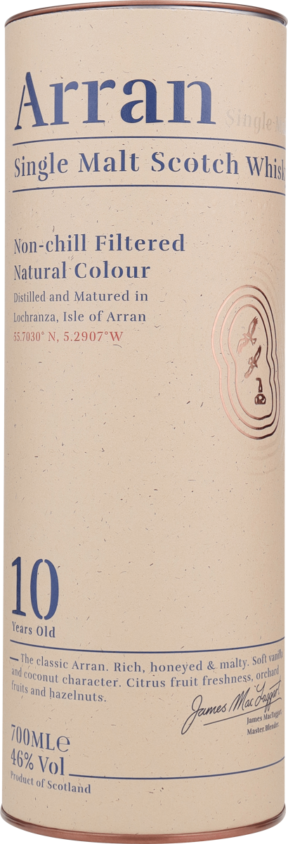 The Arran 10 Jahre 46% vol. Island Single Malt 0,7l