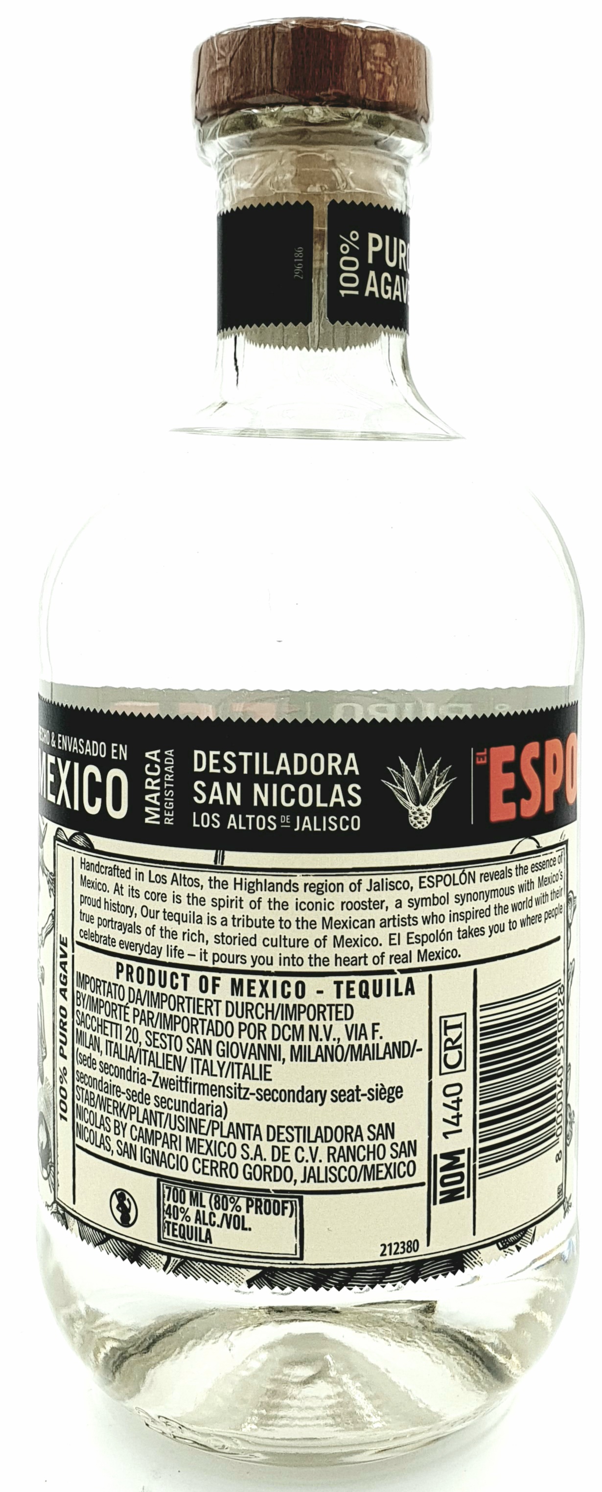 Espolon Tequila Blanco 40% vol. 0,7l