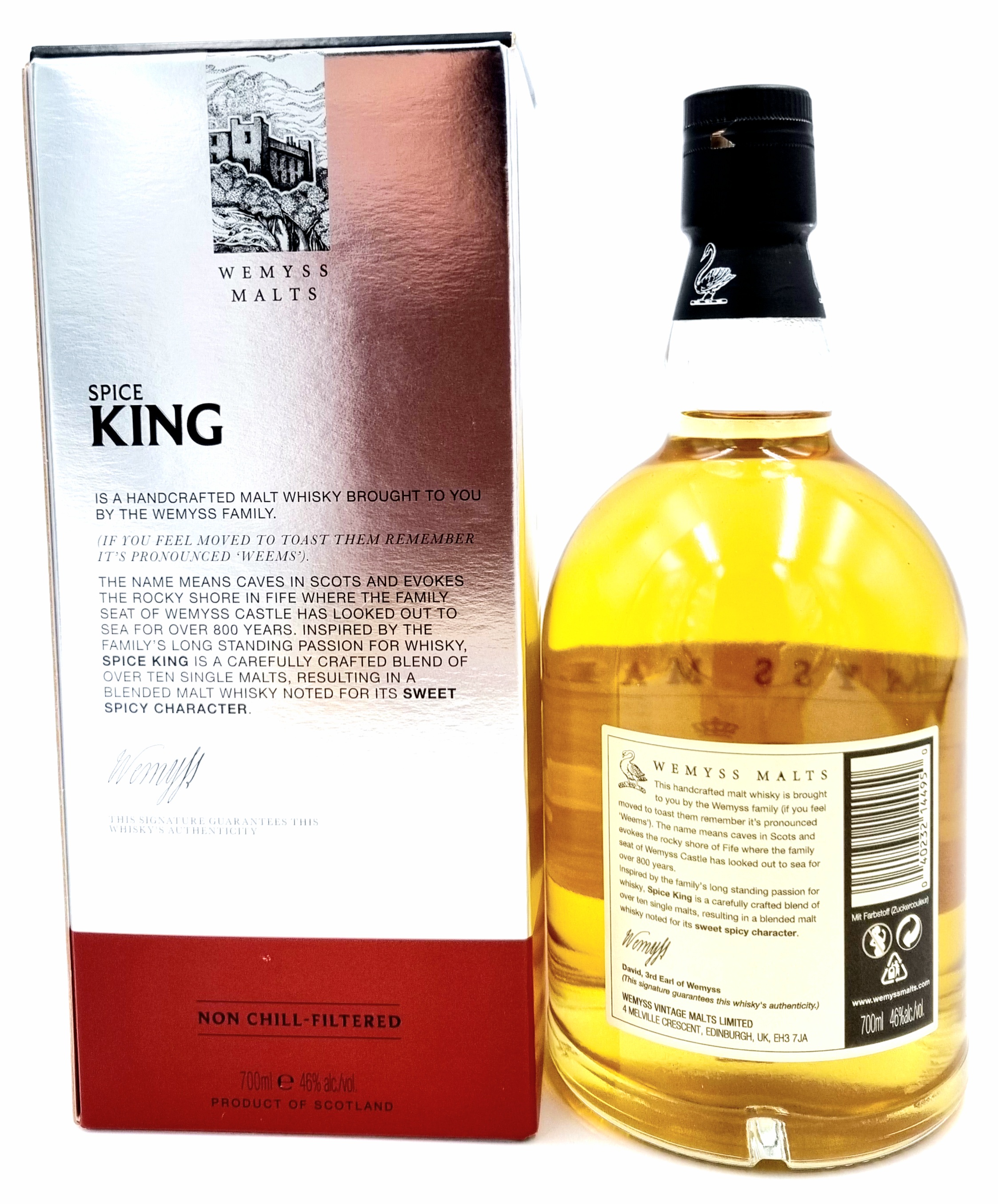 Spice King Wemyss Malt 46% vol. Blended Malt Scotch Whisky 0,7 l