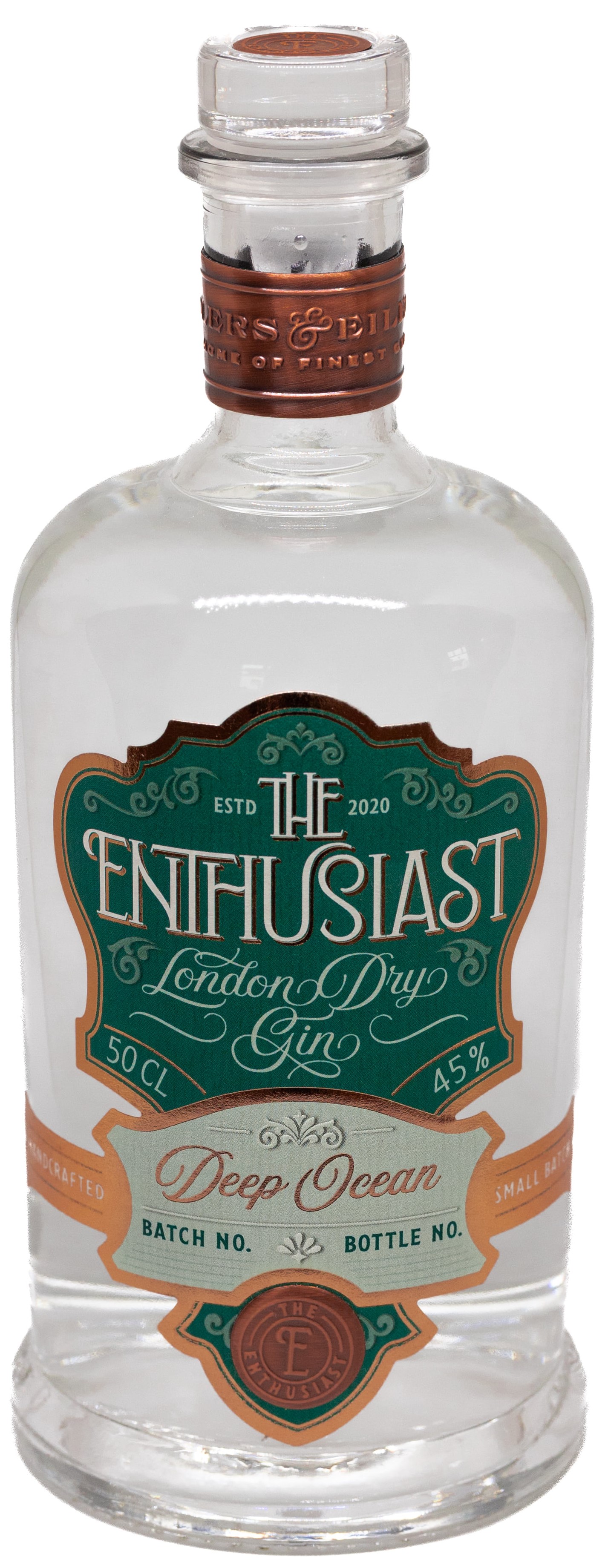 The Enthusiast Gin Deep Ocean 45% vol. 0,5l