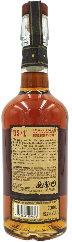 Michter’s US1 Small Batch 45,7% Kentucky Straight Bourbon Whiskey 0,7 l