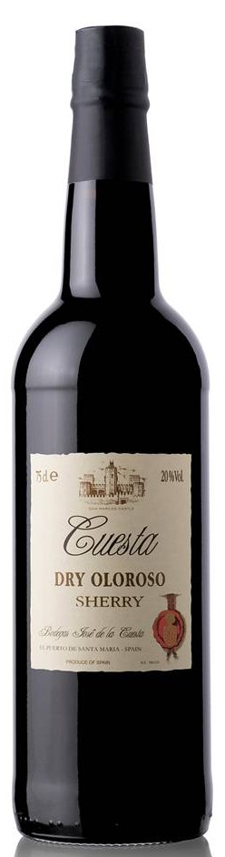 Sherry Cuesta Dry Oloroso 20% Vol Bodegas Jose de la Cuesta Spanien 0,75 l