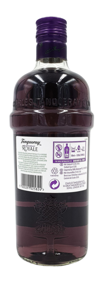 Tanqueray Blackcurrant Royale Dry Gin Special Dry 41,3% vol. 0,7 l