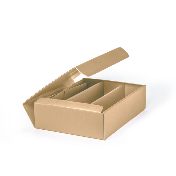 3er Präsentkarton mit Füllmaterial und Schleife Stk.