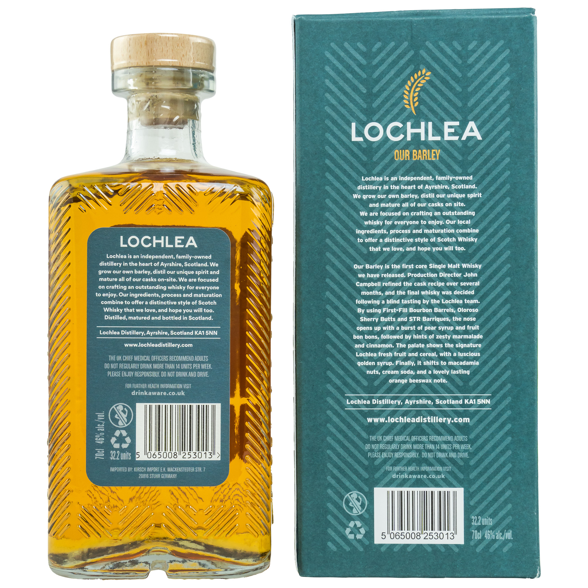 Lochlea Distillery Our Barley Scotch Single Malt Whisky 46% vol. 0,7l