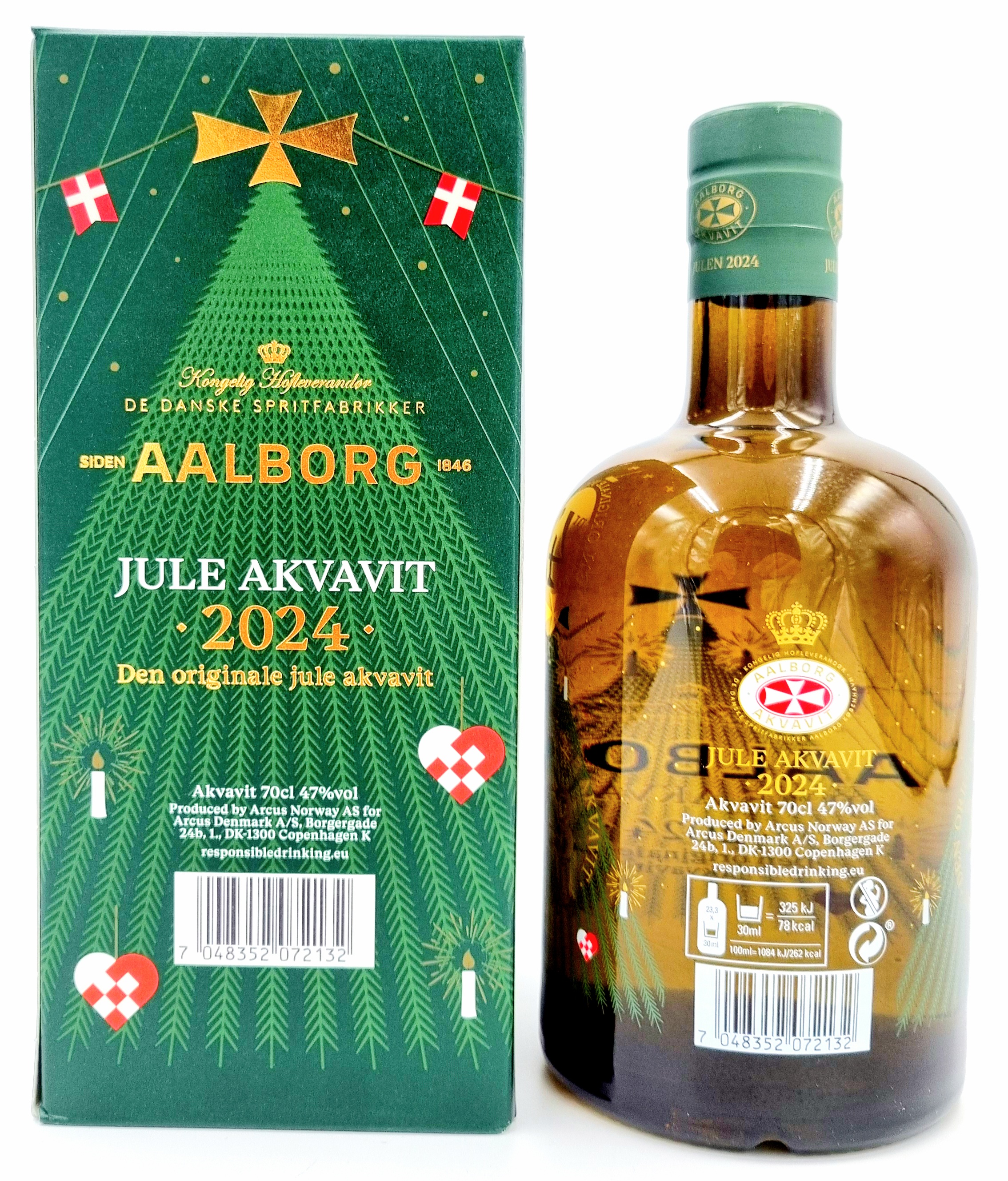 Aalborg Jule Aquavit Edition 2024 47% vol. limitierte Auflage 0,7 l